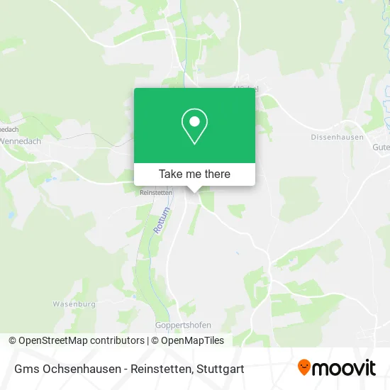 Карта Gms Ochsenhausen - Reinstetten