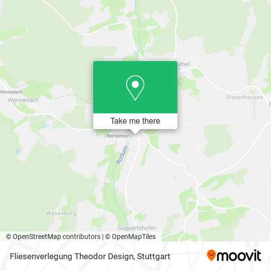 Карта Fliesenverlegung Theodor Design