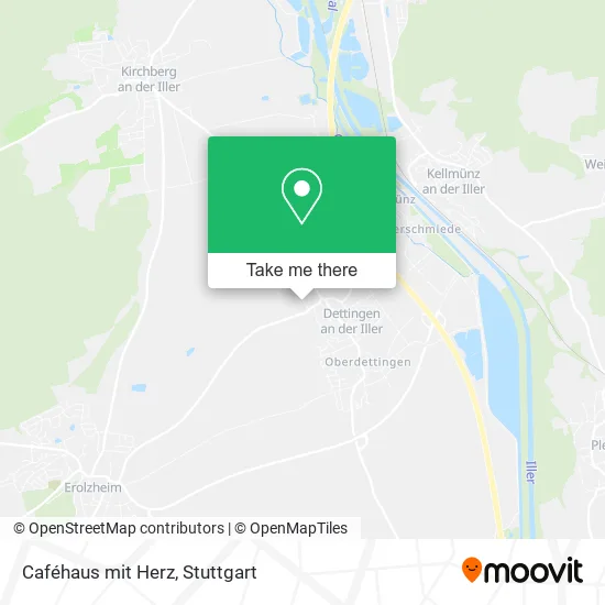 Карта Caféhaus mit Herz