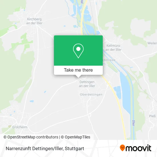 Карта Narrenzunft Dettingen/Iller