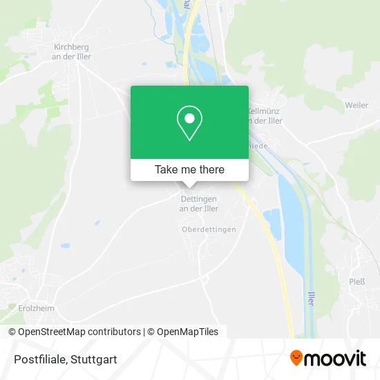 Карта Postfiliale