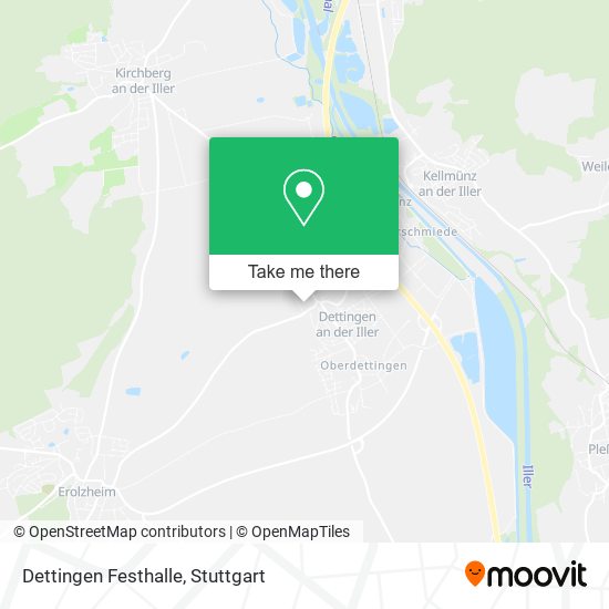 Карта Dettingen Festhalle