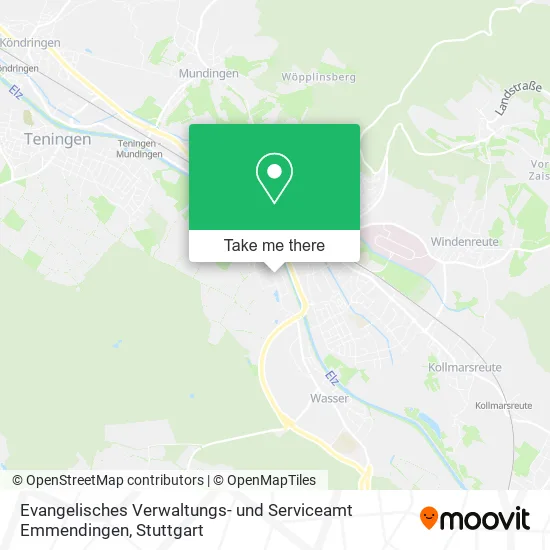 Карта Evangelisches Verwaltungs- und Serviceamt Emmendingen