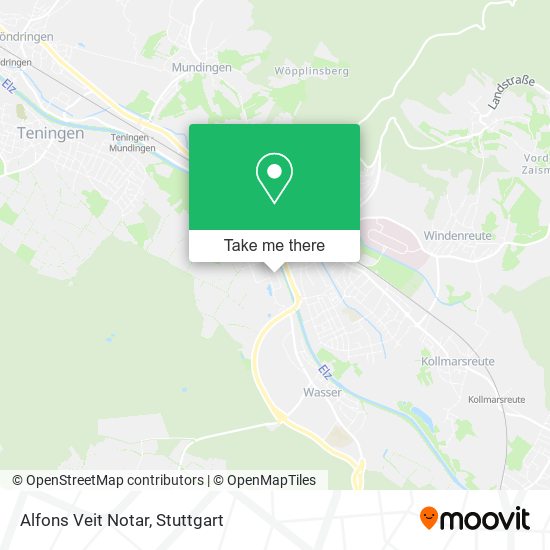 Карта Alfons Veit Notar