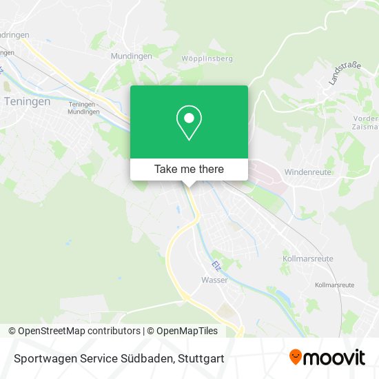 Карта Sportwagen Service Südbaden