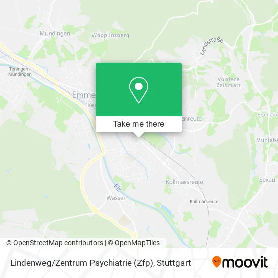 Карта Lindenweg / Zentrum Psychiatrie (Zfp)