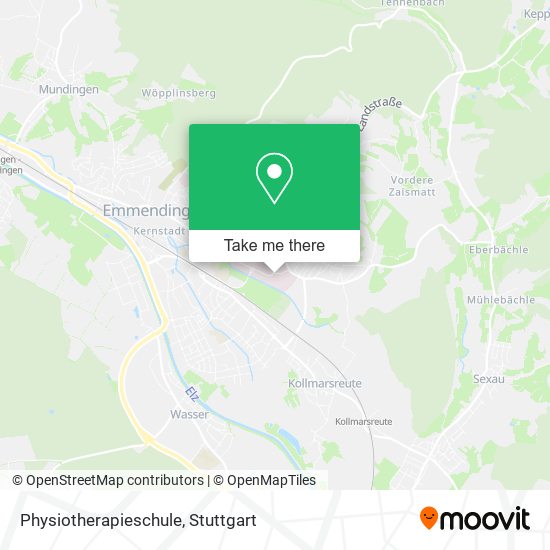 Physiotherapieschule map