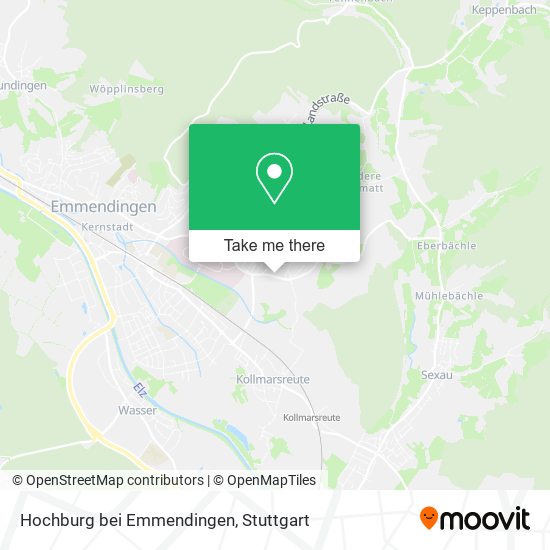 Hochburg bei Emmendingen map