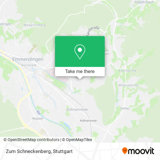Карта Zum Schneckenberg