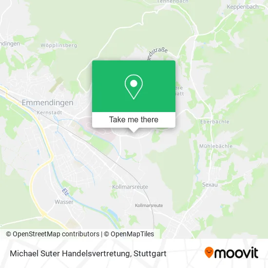 Карта Michael Suter Handelsvertretung