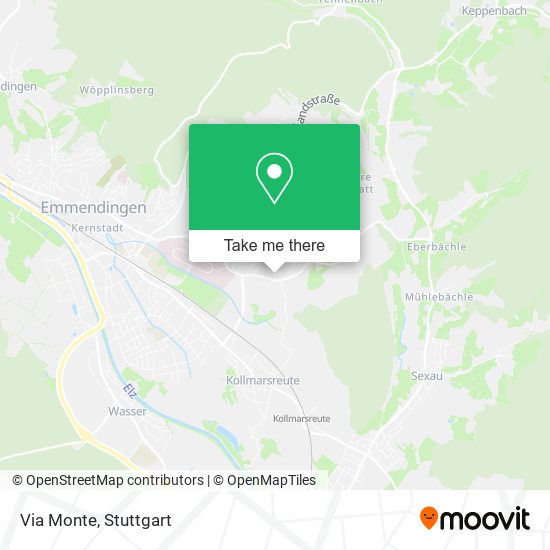 Карта Via Monte