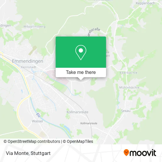 Карта Via Monte