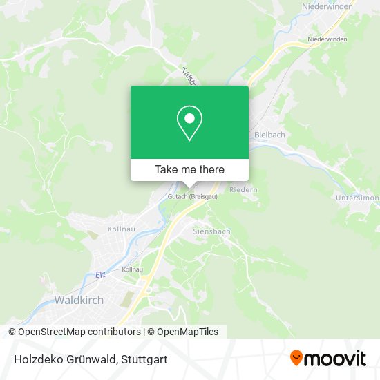 Holzdeko Grünwald map