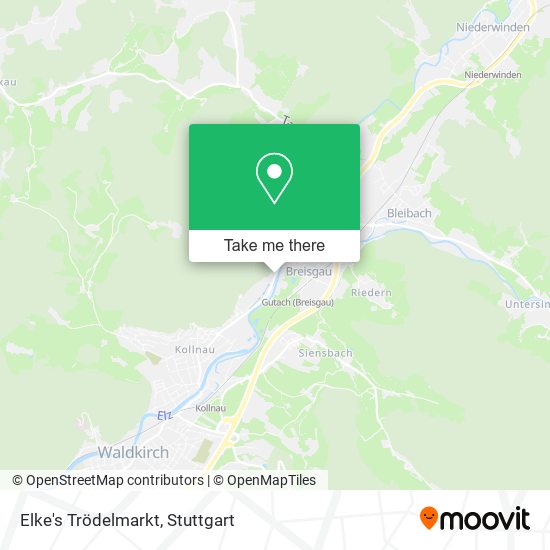 Elke's Trödelmarkt map