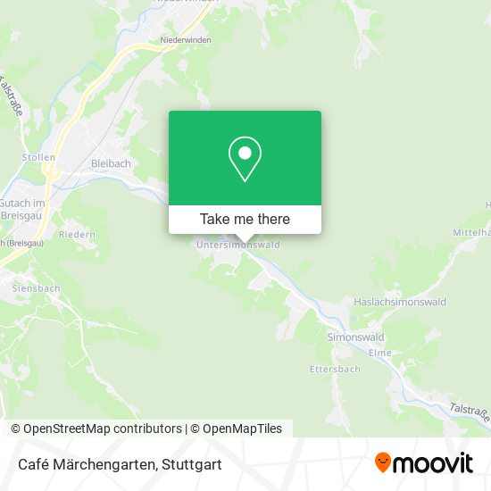 Café Märchengarten map