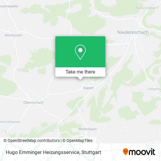 Hugo Emminger Heizungsservice map
