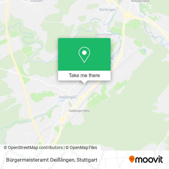 Карта Bürgermeisteramt Deißlingen