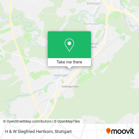 H & W Siegfried Hertkorn map