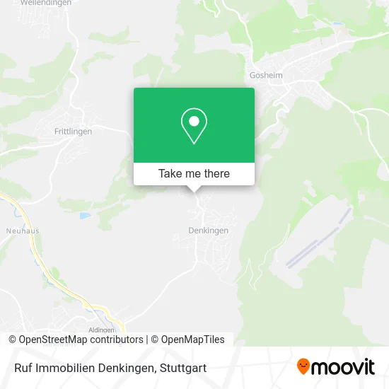 Ruf Immobilien Denkingen map