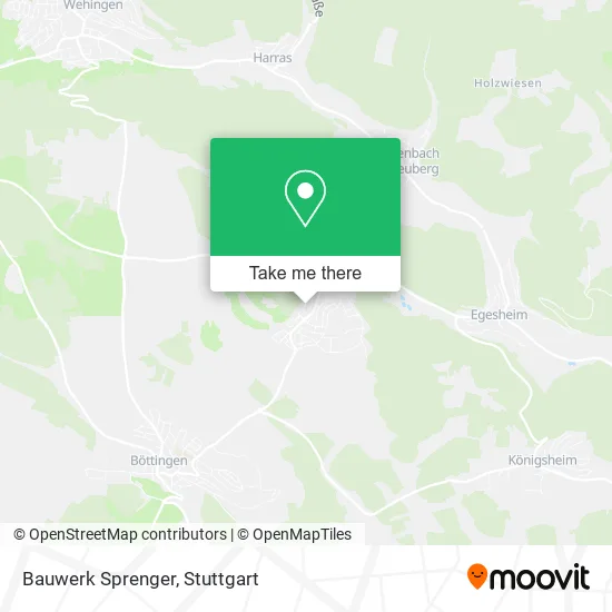 Карта Bauwerk Sprenger