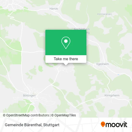 Карта Gemeinde Bärenthal