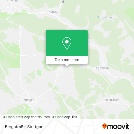 Карта Bergstraße