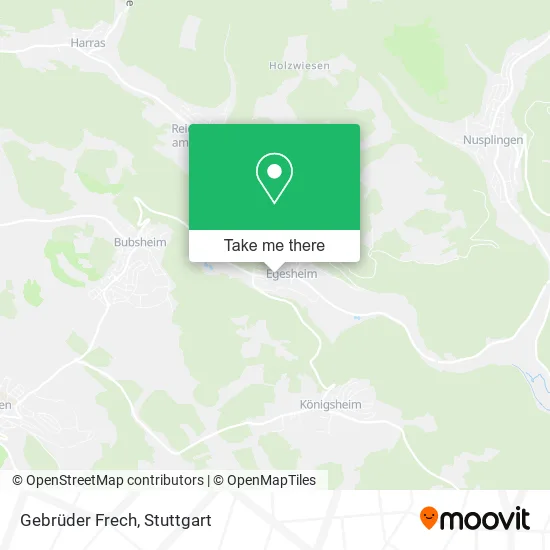 Карта Gebrüder Frech