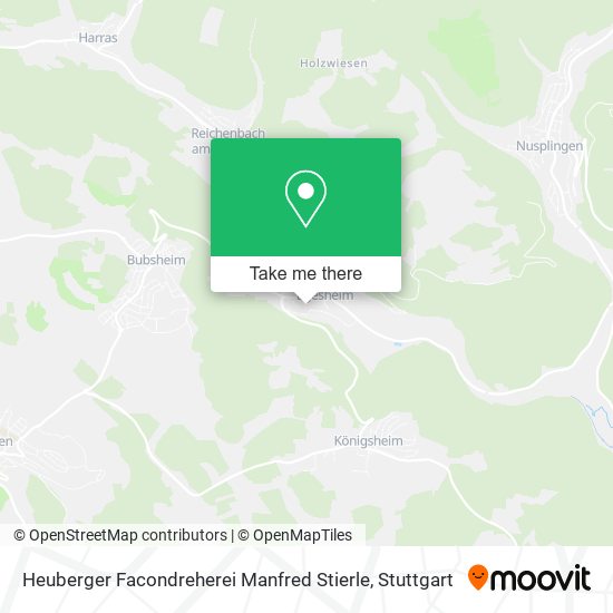 Heuberger Facondreherei Manfred Stierle map