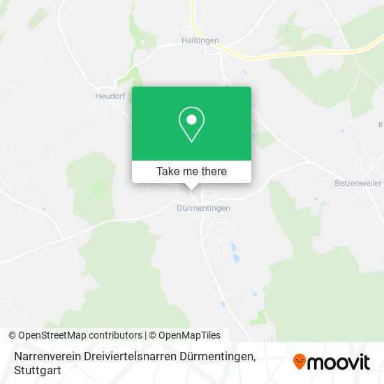 Narrenverein Dreiviertelsnarren Dürmentingen map