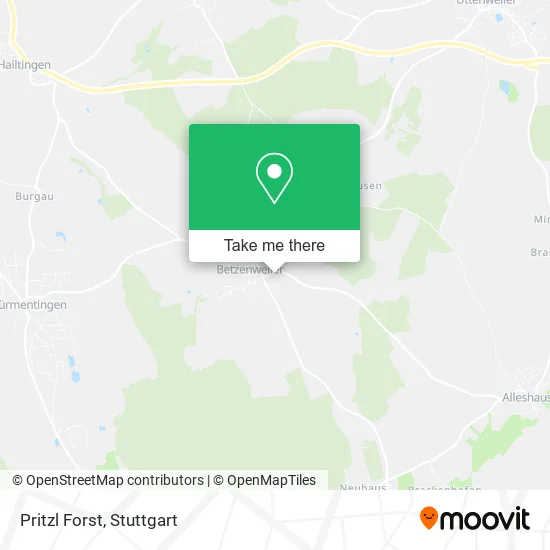 Карта Pritzl Forst