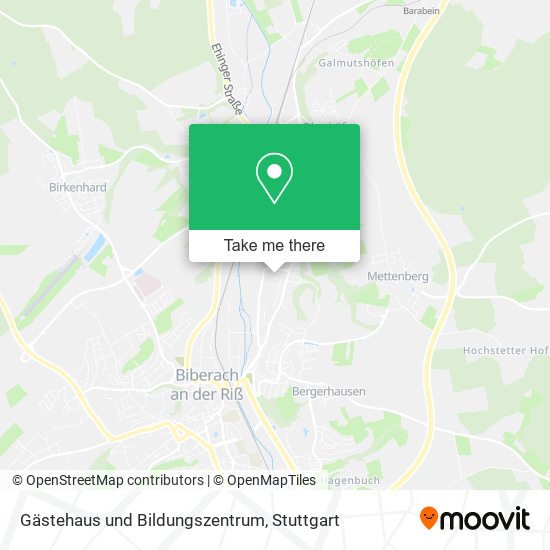 Gästehaus und Bildungszentrum map