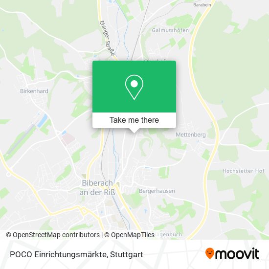 POCO Einrichtungsmärkte map