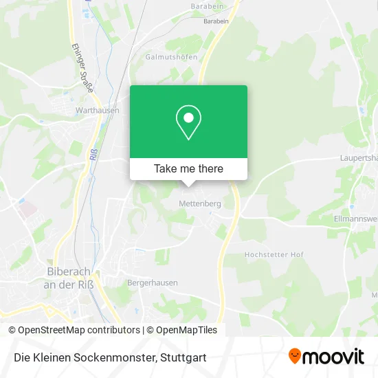 Карта Die Kleinen Sockenmonster