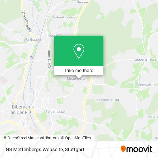 Карта GS Mettenbergs Webseite