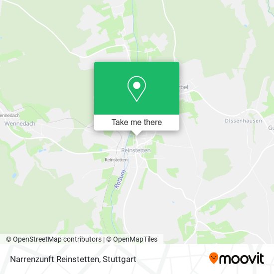 Narrenzunft Reinstetten map