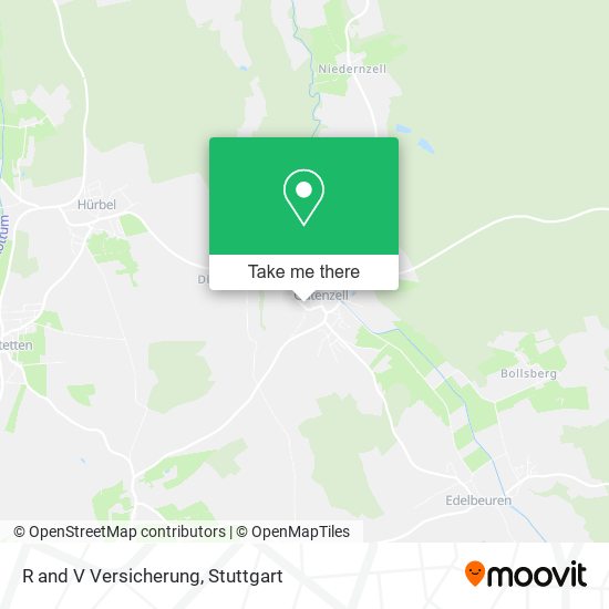 R and V Versicherung map