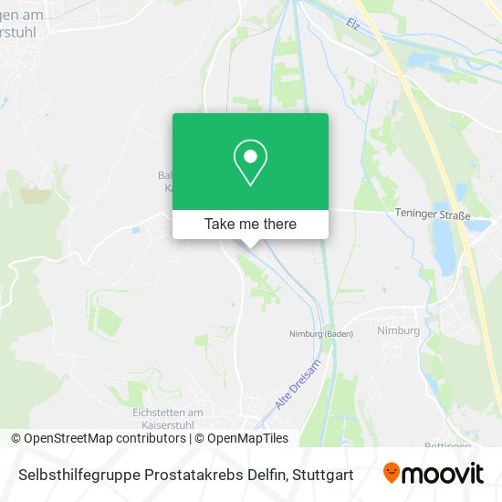 Карта Selbsthilfegruppe Prostatakrebs Delfin