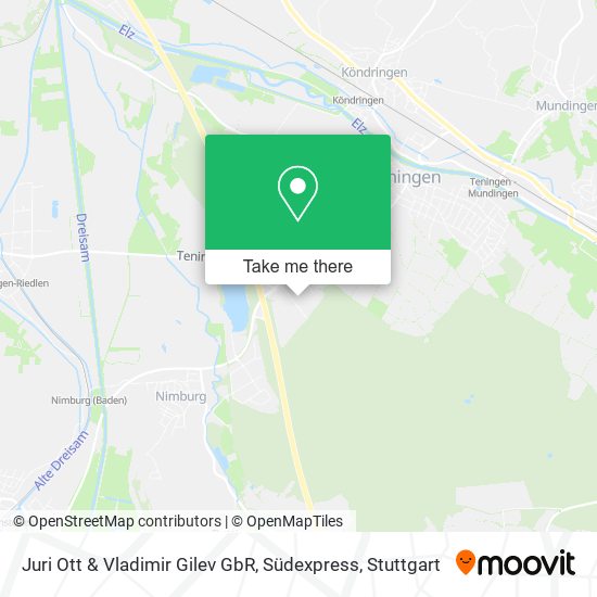 Juri Ott & Vladimir Gilev GbR, Südexpress map