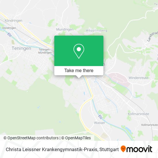 Christa Leissner Krankengymnastik-Praxis map
