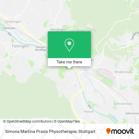 Карта Simona Martina Praxis Physotherapie
