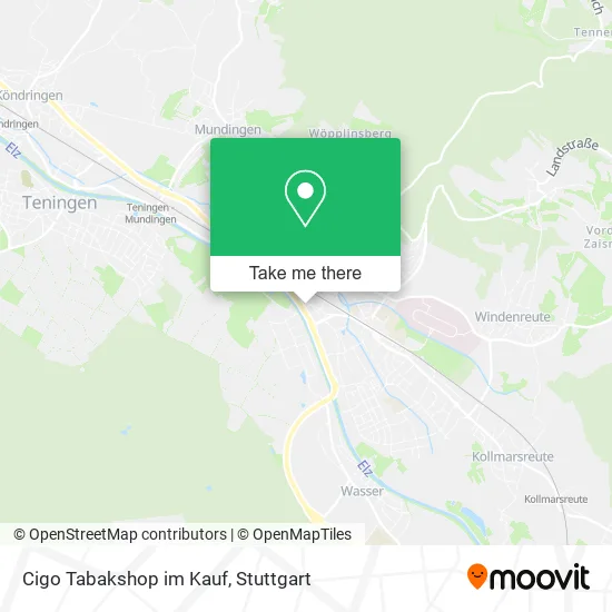 Карта Cigo Tabakshop im Kauf