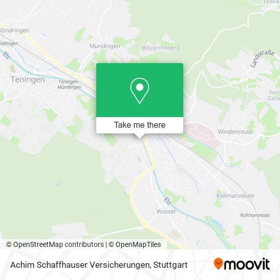 Achim Schaffhauser Versicherungen map