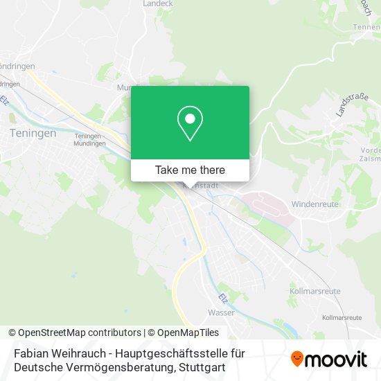 Fabian Weihrauch - Hauptgeschäftsstelle für Deutsche Vermögensberatung map