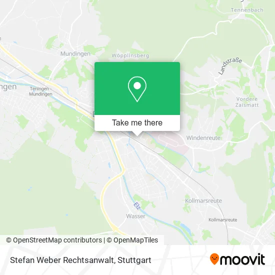 Карта Stefan Weber Rechtsanwalt