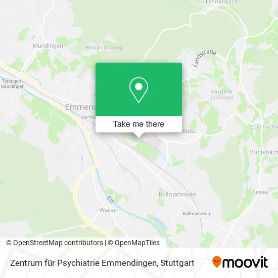 Карта Zentrum für Psychiatrie Emmendingen