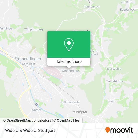 Карта Widera & Widera