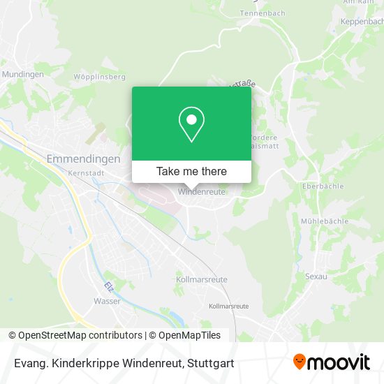 Evang. Kinderkrippe Windenreut map
