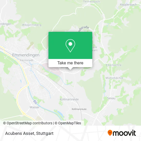 Карта Acubens Asset