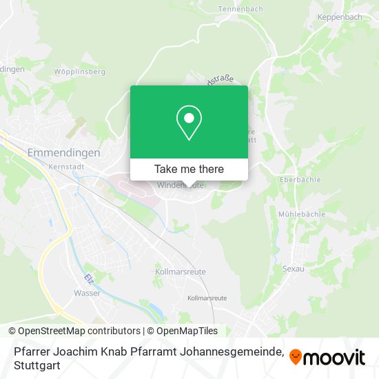 Pfarrer Joachim Knab Pfarramt Johannesgemeinde map
