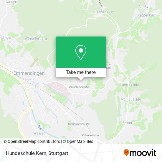 Hundeschule Kern map